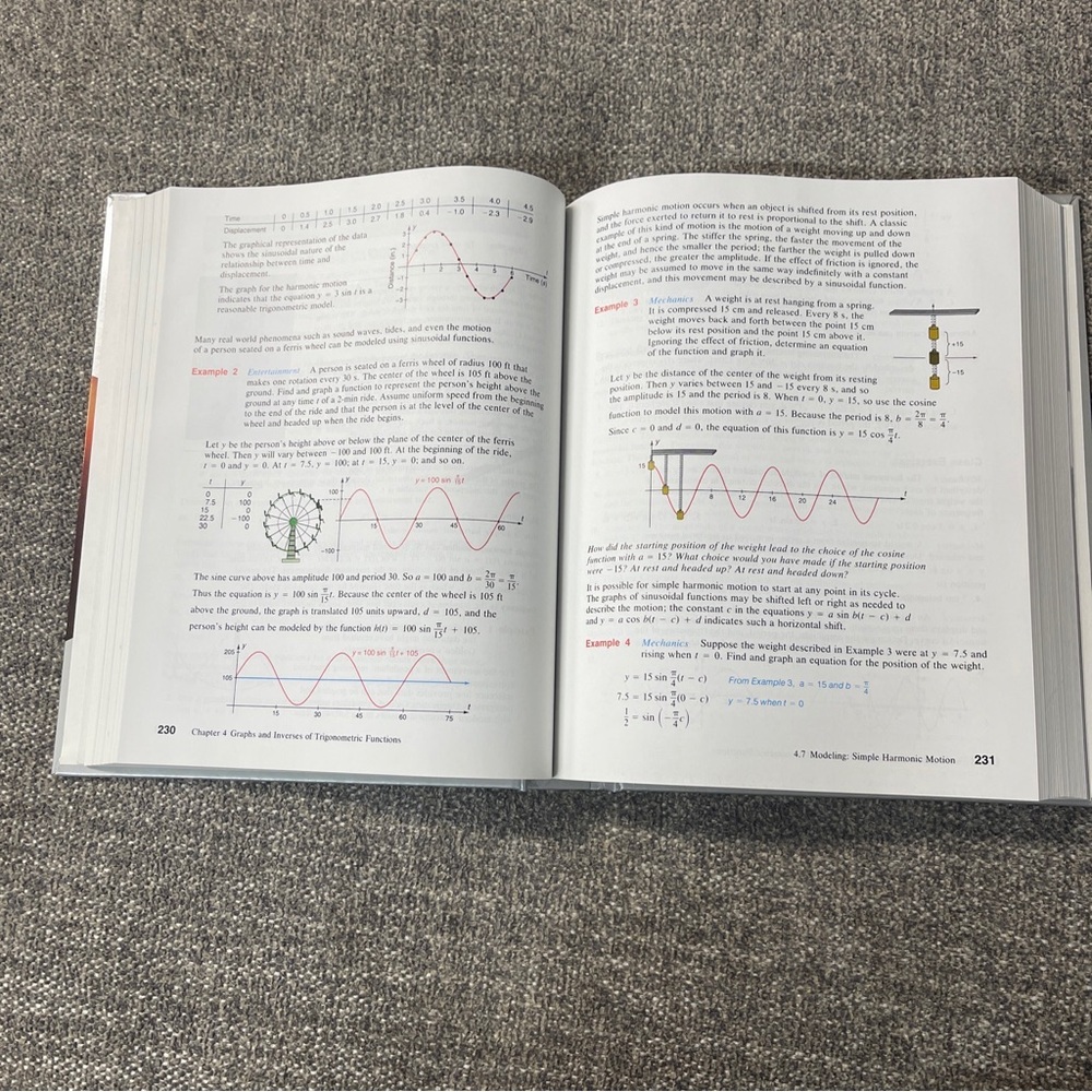 Prentice Hall Advanced Mathematics : A Precalculus Approach, 1993 Textbook Math - Picture 15 of 16